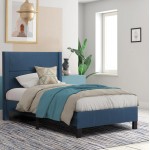 ΚΡΕΒΑΤΙ ΜΟΝΟ ΣΤΡΩΜΑ TRILLOP HM21203 14 ΜΠΛΕ ΥΦΑΣΜΑ--ΓΙΑ 120x200εκ c501025