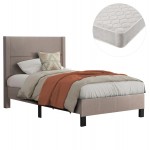 ΚΡΕΒΑΤΙ ΜΟΝΟ ΣΤΡΩΜΑ TRILLOP HM21203 15 ΜΠΕΖ ΥΦΑΣΜΑ--ΓΙΑ 120x200εκ c501026