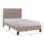 ΚΡΕΒΑΤΙ ΜΟΝΟ ΣΤΡΩΜΑ TRILLOP HM21203 15 ΜΠΕΖ ΥΦΑΣΜΑ--ΓΙΑ 120x200εκ c501026