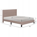 ΚΡΕΒΑΤΙ ΔΙΠΛΟ ΣΤΡΩΜΑ TRILLOP HM21202 15 ΜΠΕΖ ΥΦΑΣΜΑ--ΓΙΑ 160x200εκ c501029