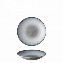 Πιάτο Βαθύ πορσελάνης Φ20cm σειρά Elora Cloudy Grey LUKANDA - Σετ 6 c501032