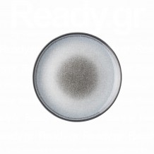 Πιάτο Ρηχό πορσελάνης coupe Φ25cm σειρά Elora Cloudy Grey LUKANDA - Σετ 6 c501036