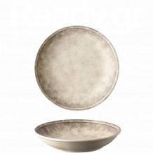 Πιάτο Βαθύ πορσελάνης Φ24cm σειρά Future γκρι ματ LUKANDA - Σετ 6 c501050