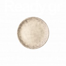 Πιάτο Ρηχό πορσελάνης coupe Φ21cm σειρά Future γκρι ματ LUKANDA - Σετ 6 c501051