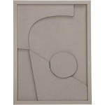 Διακοσμητικό Τοίχου ArteLibre Μπεζ Χαρτί 30x3x40cm c501254
