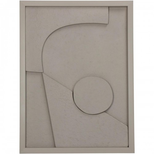 Διακοσμητικό Τοίχου ArteLibre Μπεζ Χαρτί 30x3x40cm c501254
