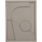 Διακοσμητικό Τοίχου ArteLibre Μπεζ Χαρτί 30x3x40cm c501254