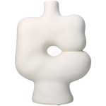 Βάζο ArteLibre Λευκό Κεραμικό 16 2x7 3x21 3cm c501260