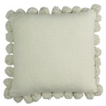 Μαξιλάρι ArteLibre Πομ Πομ Ιβουάρ Βαμβακερό 45x45cm c501269