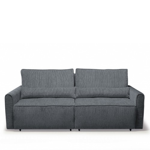 Καναπές Κρεβάτι Τριθέσιος ArteLibre SHELBY Γκρι 215x110x90cm c501296