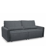 Καναπές Κρεβάτι Τριθέσιος ArteLibre SHELBY Γκρι 215x110x90cm c501296