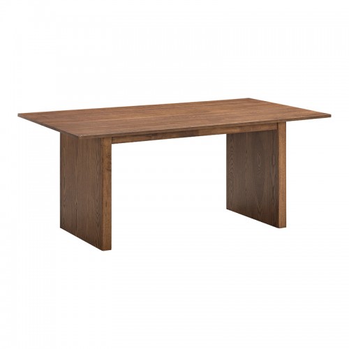 Τραπέζι Eleganza pakoworld mdf σε καρυδί απόχρωση 180x99x75 8εκ c501305