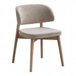 Καρέκλα Siena pakoworld rubberwood σε φυσική-εκρού απόχρωση 48x50x81εκ SET 2τμχ c501309