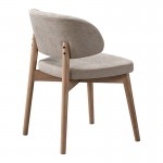 Καρέκλα Siena pakoworld rubberwood σε φυσική-εκρού απόχρωση 48x50x81εκ SET 2τμχ c501309