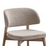 Καρέκλα Siena pakoworld rubberwood σε φυσική-εκρού απόχρωση 48x50x81εκ SET 2τμχ c501309