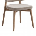 Καρέκλα Siena pakoworld rubberwood σε φυσική-εκρού απόχρωση 48x50x81εκ SET 2τμχ c501309