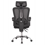 ΚΑΡΕΚΛΑ ΓΡΑΦΕΙΟΥ BARNET HM18258 01 ΜΑΥΡΟ MESH-ΜΑΥΡΟΣ ΣΚΕΛΕΤΟΣ NYLON 61x62x123Υ c501310