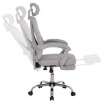 ΚΑΡΕΚΛΑ ΓΡΑΦΕΙΟΥ BARNET HM18258 02 ΓΚΡΙ MESH-ΓΚΡΙ ΣΚΕΛΕΤΟΣ NYLON 61x62x123Υ c501311