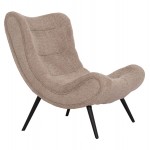 ΠΟΛΥΘΡΟΝΑ BRYM HM9605 08 ΣΚΟΥΡΟ ΜΠΕΖ ΜΠΟΥΚΛΕ ΥΦΑΣΜΑ-ΜΑΥΡΑ ΞΥΛΙΝΑ ΠΟΔΙΑ 80x95x95Υεκ c501313