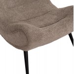 ΠΟΛΥΘΡΟΝΑ BRYM HM9605 08 ΣΚΟΥΡΟ ΜΠΕΖ ΜΠΟΥΚΛΕ ΥΦΑΣΜΑ-ΜΑΥΡΑ ΞΥΛΙΝΑ ΠΟΔΙΑ 80x95x95Υεκ c501313