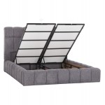 ΚΡΕΒΑΤΙ ΔΙΠΛΟ ΜΕ ΣΤΡΩΜΑ ΑΠΟΘ ΧΩΡΟ RAMON HM21168 ΓΚΡΙ ΜΠΟΥΚΛΕ--ΓΙΑ 160x200εκ c501338