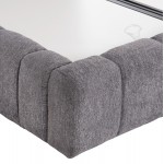 ΚΡΕΒΑΤΙ ΔΙΠΛΟ ΜΕ ΣΤΡΩΜΑ ΑΠΟΘ ΧΩΡΟ RAMON HM21168 ΓΚΡΙ ΜΠΟΥΚΛΕ--ΓΙΑ 160x200εκ c501338