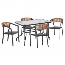 ΣΕΤ ΤΡΑΠΕΖΑΡΙΑΣ 5ΤΜΧ ADAM HM21160 ΚΑΡΕΚΛΕΣ ΑΛΟΥΜΙΝΙΟΥ ΤΡΑΠΕΖΙ 120x70 ΓΚΡΙ c501339 ΣΕΤ ΤΡΑΠΕΖΑΡΙΑΣ 5ΤΜΧ ADAM HM21160 ΚΑΡΕΚΛΕΣ ΑΛΟΥΜΙΝΙΟΥ ΤΡΑΠΕΖΙ 120x70 ΓΚΡΙ c501339