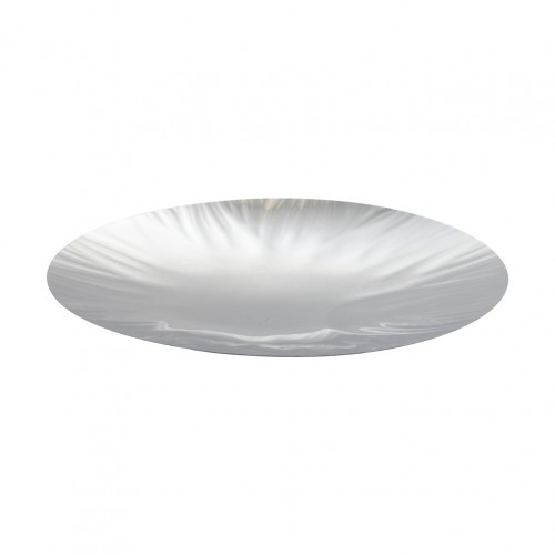Πιατέλο παρουσίασης Buffet ανάγλυφη INOX φ36cm abert Ιταλίας c501414