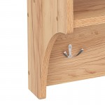 Κρεμάστρα Crosta pakoworld σε oak απόχρωση 80x28x40εκ c501444