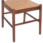 ΚΑΡΕΚΛΑ ΑΠΟ ΟΞΙΑ ΣΕ ΚΑΡΥΔΙ-RATTAN ΜΠΕΖ HM9407 04 43x50x87Υ εκ c501454