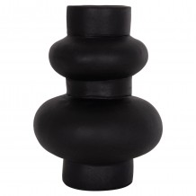 ΕΠΙΤΡΑΠΕΖΙΟ ΔΙΑΚΟΣΜΗΤΙΚΟ ΒΑΖΟ LEMA HM4664 01M ΤΕΡΑΚΟΤΑ ΣΕ ΜΑΥΡΟ--Φ22x29Υεκ c501455