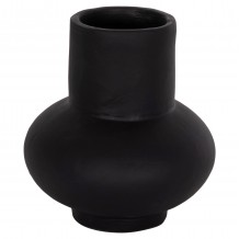 ΕΠΙΤΡΑΠΕΖΙΟ ΔΙΑΚΟΣΜΗΤΙΚΟ ΒΑΖΟ LEMA HM4664 01S ΤΕΡΑΚΟΤΑ ΣΕ ΜΑΥΡΟ--Φ22x22Υεκ c501456