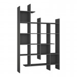 Βιβλιοθήκη Manco pakoworld σε ανθρακί απόχρωση 122x25 5x188εκ c501477