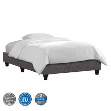 ΚΡΕΒΑΤΙ-ΥΠΟΣΤΡΩΜΑ SIGGY HM721 10 ΧΩΡΙΣ ΑΠΟΘ ΧΩΡΟ--ΓΚΡΙ ΥΦΑΣΜΑ--ΓΙΑ 80Χ200εκ c501505