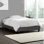 ΚΡΕΒΑΤΙ-ΥΠΟΣΤΡΩΜΑ SIGGY HM721 10 ΧΩΡΙΣ ΑΠΟΘ ΧΩΡΟ--ΓΚΡΙ ΥΦΑΣΜΑ--ΓΙΑ 80Χ200εκ c501505