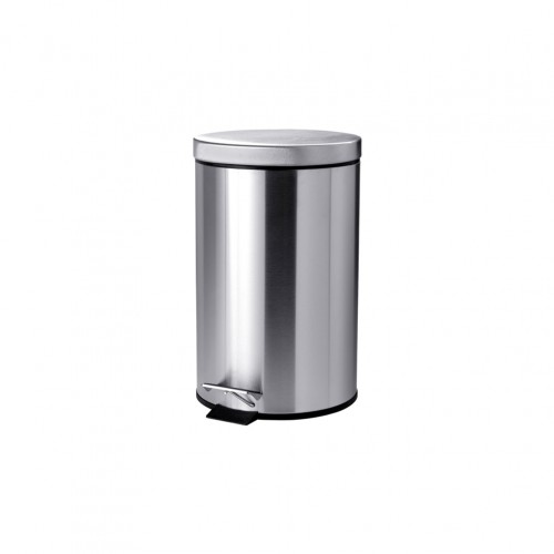 Κάδος με πεντάλ INOX 5lt φ20x26cm c501507