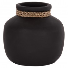 ΕΠΙΤΡΑΠΕΖΙΟ ΔΙΑΚΟΣΜΗΤΙΚΟ ΒΑΖΟ CAMMER HM4687 01S ΤΕΡΑΚΟΤΑ ΣΕ ΜΑΥΡΟ--Φ22x20Υεκ c501520