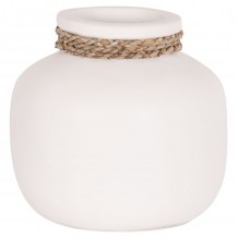 ΕΠΙΤΡΑΠΕΖΙΟ ΔΙΑΚΟΣΜΗΤΙΚΟ ΒΑΖΟ CAMMER HM4687 02S ΤΕΡΑΚΟΤΑ ΣΕ ΛΕΥΚΟ--Φ22x20Υεκ c501522