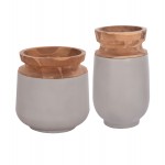 ΔΙΑΚΟΣΜΗΤΙΚΑ ΒΑΖΑ ΔΑΠΕΔΟΥ 2ΤΜΧ LINTER HM21140 03 FIBER CEMENT ΓΚΡΙ-ΞΥΛΟ ΤΕΑΚ 47Υ 60Υεκ c501536