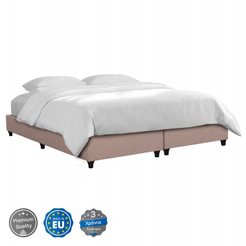ΥΠΟΣΤΡΩΜΑ ΚΡΕΒΑΤΙ ΥΠΕΡΔΙΠΛΟ SIGGY HM21217 01 ΜΠΕΖ ΥΦΑΣΜΑ--ΓΙΑ 160x200εκ c501555