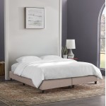 ΥΠΟΣΤΡΩΜΑ ΚΡΕΒΑΤΙ ΥΠΕΡΔΙΠΛΟ SIGGY HM21217 01 ΜΠΕΖ ΥΦΑΣΜΑ--ΓΙΑ 160x200εκ c501555