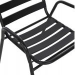 ΣΕΤ ΤΡΑΠΕΖΑΡΙΑΣ 5ΤΜΧ ADAM HM21219 01 ΚΑΡΕΚΛΕΣ ΜΕΤΑΛΛΙΚΕΣ ΤΡΑΠΕΖΙ 110x60 ΜΑΥΡΟ c501557