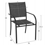 ΣΕΤ ΤΡΑΠΕΖΑΡΙΑΣ 5ΤΜΧ REDAN HM21223 01 ΤΡΑΠΕΖΙ 4 ΠΟΛΥΘΡΟΝΕΣ ΣΕ ΜΑΥΡΟ c501564