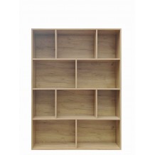 Βιβλιοθήκη Evergin pakoworld mdf σε oak απόχρωση 100x30x135εκ c501575 Βιβλιοθήκη Evergin pakoworld mdf σε oak απόχρωση 100x30x135εκ c501575
