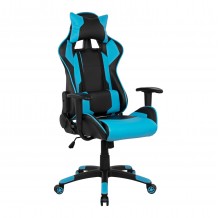 ΠΟΛΥΘΡΟΝΑ GAMING DARIUS HM1072 08 ΜΑΥΡΗ-ΣΙΕΛ 66 5x70x 122-129 cm c501581