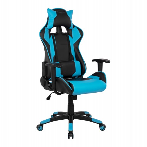 ΠΟΛΥΘΡΟΝΑ GAMING DARIUS HM1072 08 ΜΑΥΡΗ-ΣΙΕΛ 66 5x70x 122-129 cm c501581