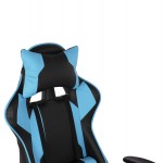 ΠΟΛΥΘΡΟΝΑ GAMING DARIUS HM1072 08 ΜΑΥΡΗ-ΣΙΕΛ 66 5x70x 122-129 cm c501581