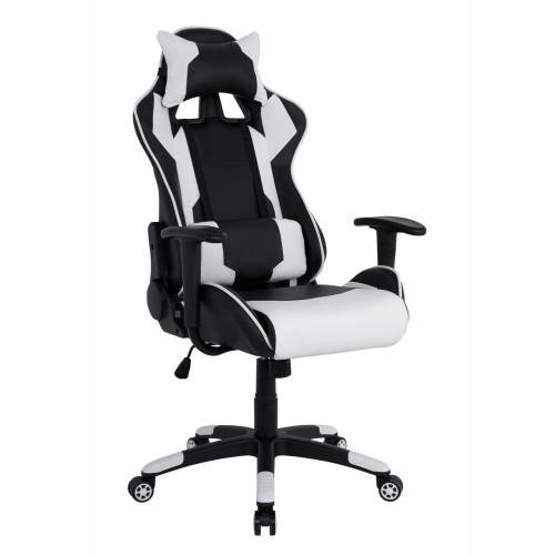 ΠΟΛΥΘΡΟΝΑ GAMING DARIUS HM1072 04 ΜΑΥΡΗ-ΛΕΥΚΗ 66 5x70x 122-129 cm c501582