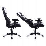 ΠΟΛΥΘΡΟΝΑ GAMING DARIUS HM1072 04 ΜΑΥΡΗ-ΛΕΥΚΗ 66 5x70x 122-129 cm c501582