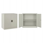 ΝΤΟΥΛΑΠΑ ΜΕΤΑΛΛΙΚΗ HM5960 01 ΜΕ 2 ΑΠΟΘΗΚΕΥΤΙΚΟΥΣ ΧΩΡΟΥΣ ΓΚΡΙ 90Χ40Χ90Υεκ c501593